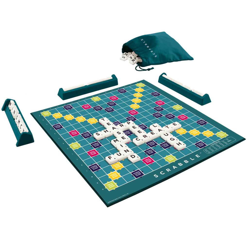 Mattel Games Scrabble Original Board Game (New Version) Authentic Scrabble Original (Latest Edition)