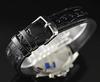 Casio Edifice Chronograph Watch EFR-526L-1AV Men's Black Stainless Steel Leather Strap 42mm 100m