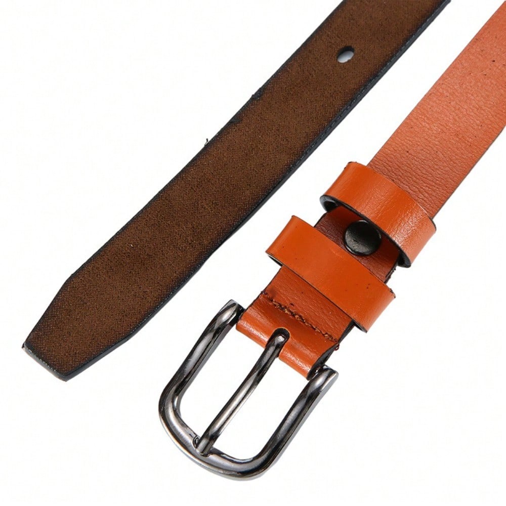 Gürtel Damen Freizeit Vielseitig Dornschließe Gürtel Damen Trendig Retro Gürtel