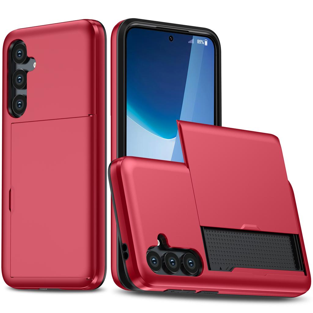 For Samsung Galaxy A16 5G/4G Case with Card Holder TPU + PC Phone Back Cover