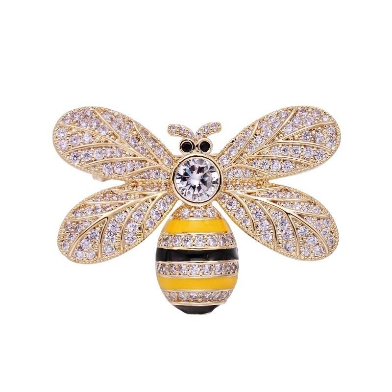The "Little Bee" Brooch Is A High-end Women's Fashion Brooch with A Niche Design Sense
