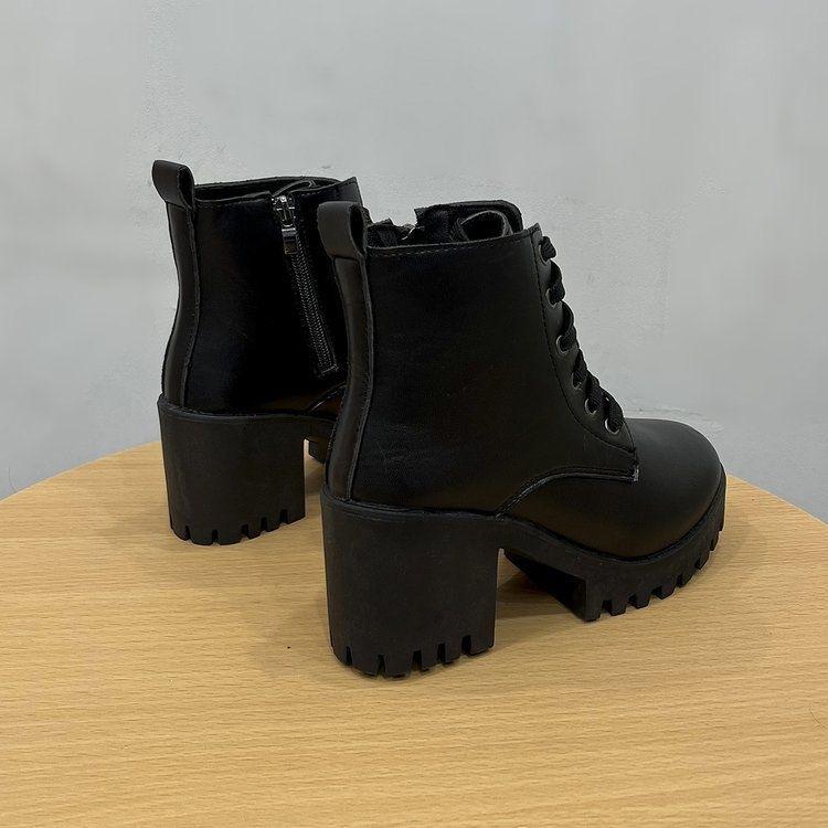 Stack ins new 's shoes short fashion boots high heel dopamine new Chinese style winter new elegant