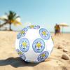 Piłka nożna Leicester City rozmiar 5, kolorowa, odpowiednia dla wszystkich grup wiekowych, szyta maszynowo, materiał PVC, klasa competition, wytrzymała i o wysokim odbiciu