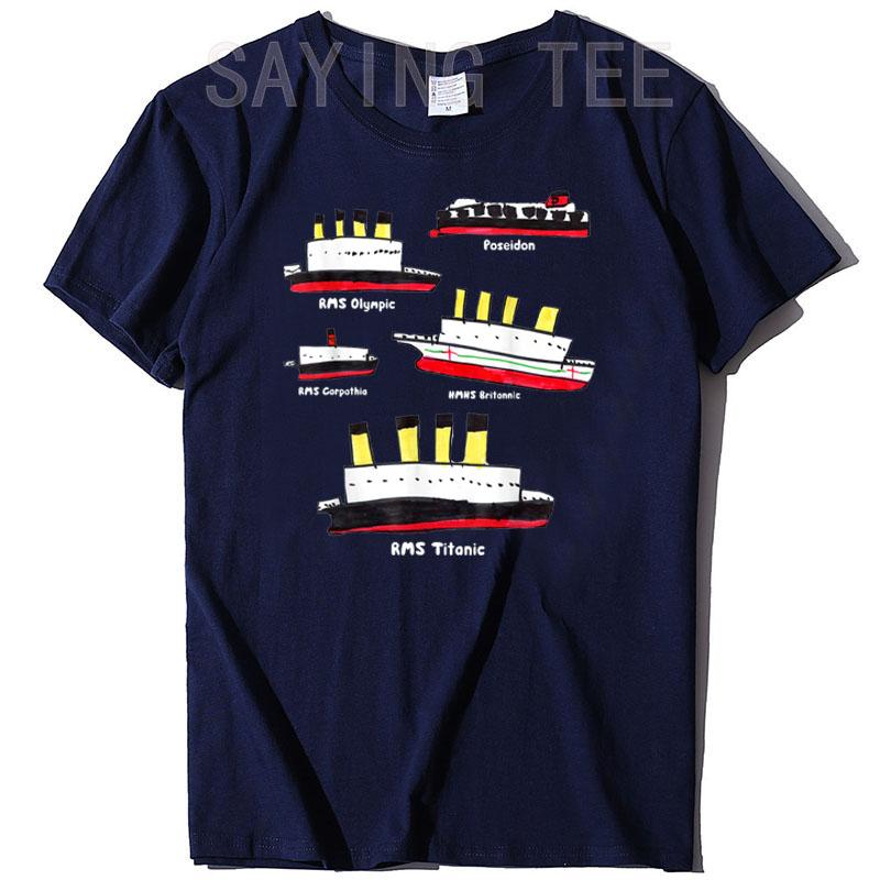 

Титанік, Британік, Карпатія, Дизайн футболки Посейдон, Смішна ілюстрація, Графічна футболка, Топ з коротким рукавом, Вбрання для вшанування пам яті 4XL