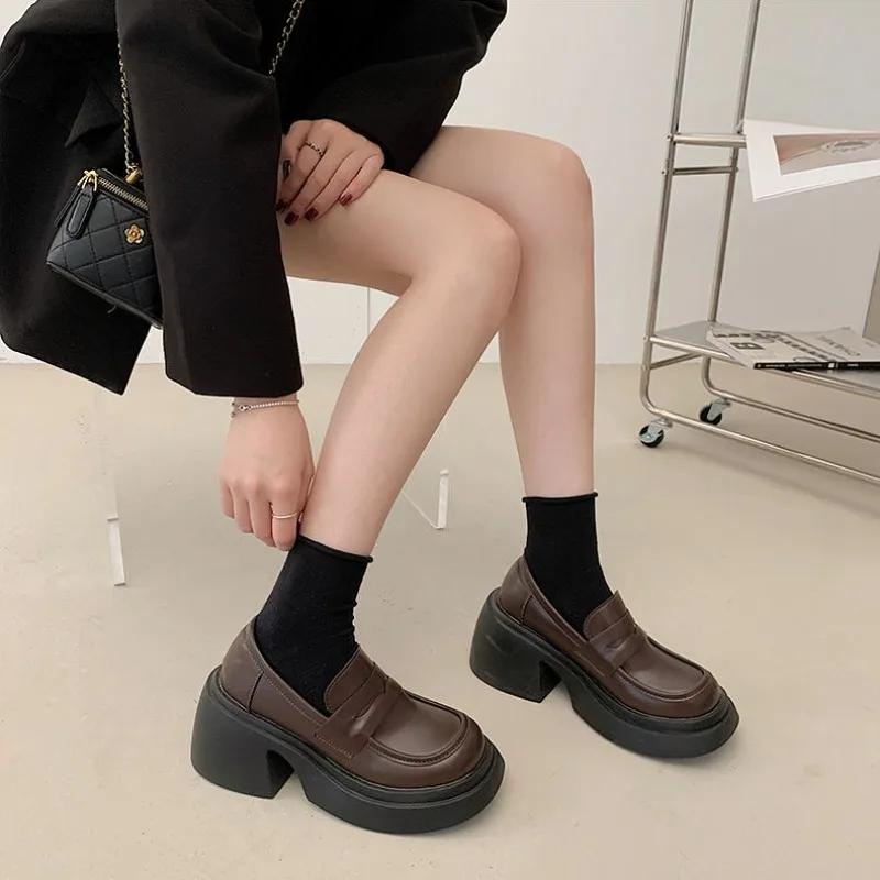 Woman Pumps Non Slip High Heels On Heeled Round Toe Shoes For Women With Promotion Hot Genuine Mark Sale Luxury Brand Vacation