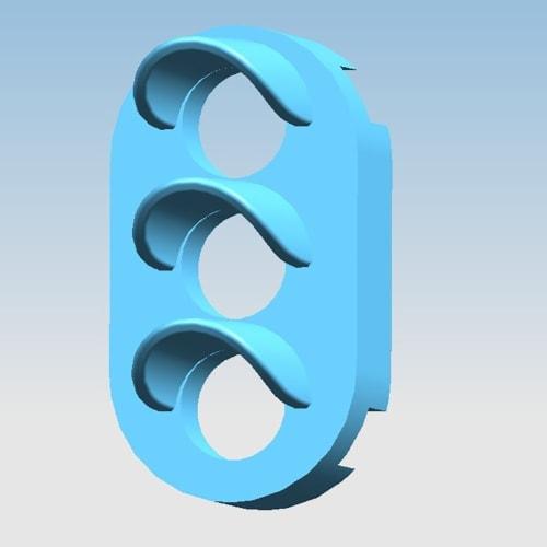 LED Traffic Signal Lights, 3-Light Type, Pack of 10, for Model Trains, Buildings, Dioramas, and Other Diorama Activities, Educational, and DIY