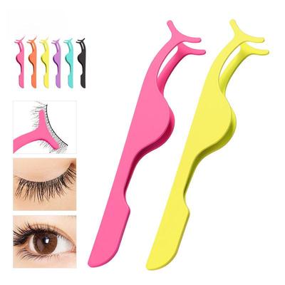 Beauty Tools Set: Eyelash Curler, Stainless Steel Tweezers, and False Eyelashes Assistant