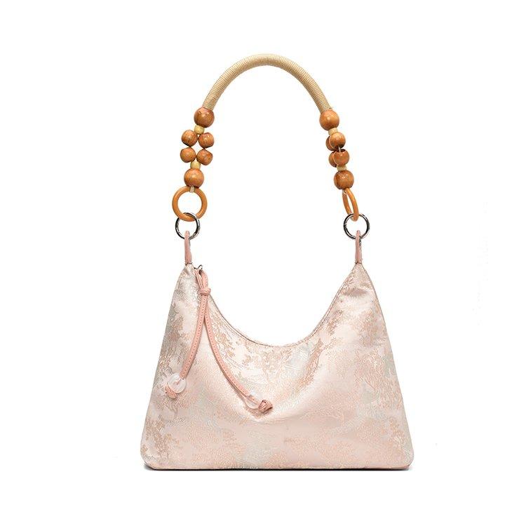 Guofeng Fashion Women's Large Capacity Bag 2024 Spring New Versatile Shoulder Bag Premium Textured Tote Bag Women