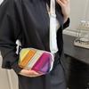 Patchwork Women Shoulder Crossbody Bags Fashion Square Design Small Purse and Handbag Shopping Tide Bag CLE