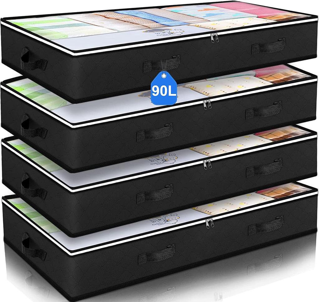 Quilt Storage Bag Closet Clothes Dustproof Moisture-proof Organizer Foldable Storage Boxes