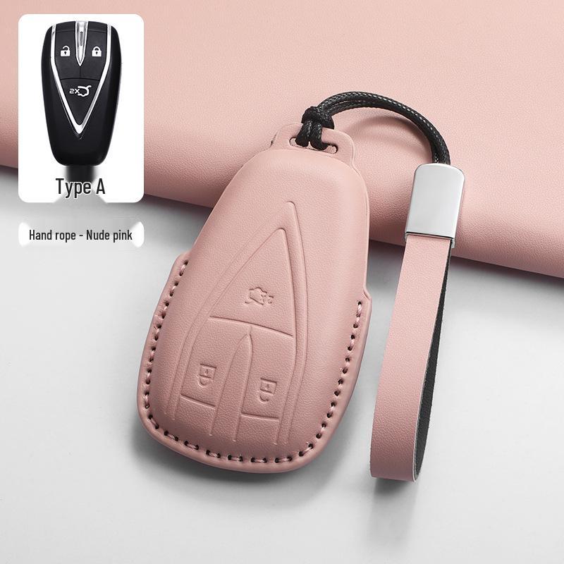 Changan CS75Plus/CS55Plus, Yidong, Oshan X5/Z6 Car Key Cover (Black)