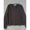 Surplus Stock from Foreign Trade, European Style Patchwork Autumn New Women's Long-Sleeve Pullover Shirt T-Shirt, Round Neck, Loose Fit
