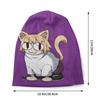 Anime Tsukihime Neco Arc Katze Gril Skullies Beanies Caps Unisex Frauen Unisex Trend Winter Warme Strickmütze Erwachsene Motorhaube Hüte