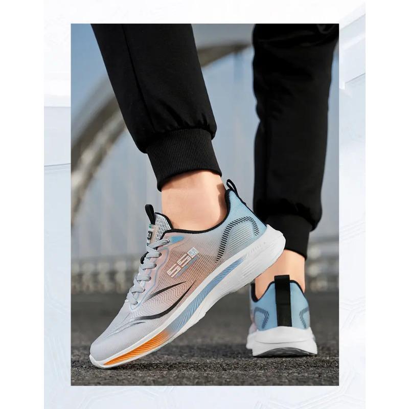 Atmungsaktive Netz-Laufschuhe für Herren, leichte, rutschfeste Freizeit-Sneaker