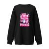 Women's Casual Fashion Long Sleeve Halloween Print Pullover Round Neck Sweatshirt