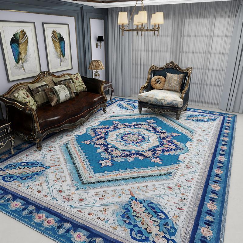Vintage Teppich Wohnzimmer Teetisch Teppich Europäischer und amerikanischer Luxus High End Persischer Stil Nachttisch Teppich