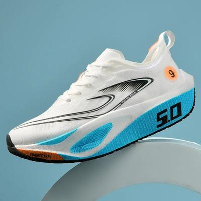 Unisex Laufschuhe mit Vollcarbonplatte Professionelle Marathon-Rennschuhe Leichtgewichtige Dämpfung Atmungsaktive Sportsneaker