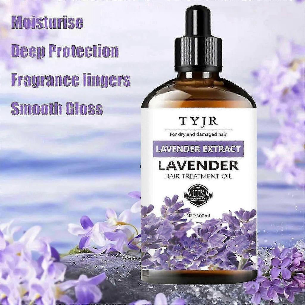 Pure Lavender Essential Oil 100ML - Hydrating Face & Body Oil for Skin Care, Hair Growth, Aromatherapy & Massage | Multi-Purpose Relaxation Oil