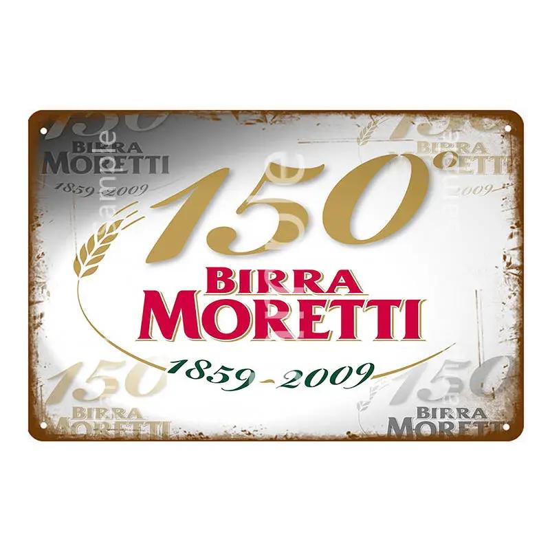 

Classic Beer Decorative Signs Plaque Metal Poster Kitchen Vintage Wall Pub Bar Home Restaurant Art Man Cave Decor YL005 20x30cm