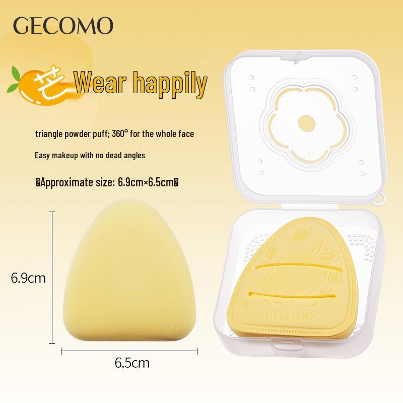

GECOMO Dual-Use Powder Puff: Non-Absorbent, Soft, Skin-Friendly Makeup Sponge