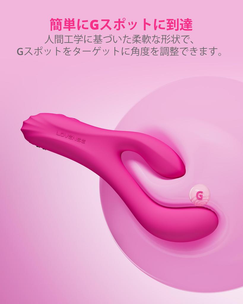 LOVENSE Osci 3 Vibrator for Women with App Powerful with Dual Clitoris Sex Toys for Electric Vibrator Control, G-Spot Vibrator, Motors, Squirting,