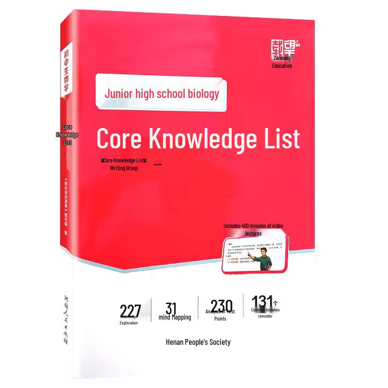 Junior High Biology Core Knowledge Study Guide