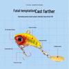 Long-Distance Casting Vib Lure: Rotating Sequin Cyclone for Sea Fishing & Perch
