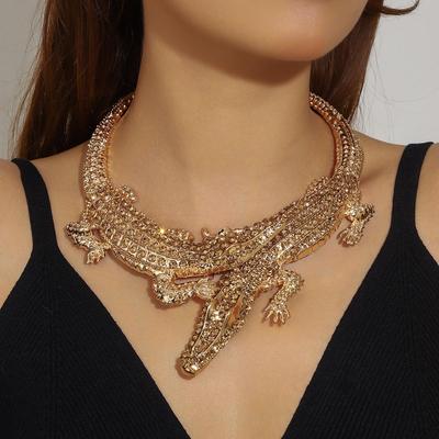 Übertreibene High-End-Design Choker-Halskette für Damen