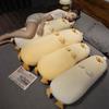 Plush Toy Cartoon Animal Long Pillow Small Yellow Chicken Detachable Wash Pillow Lazy Bedside Cushion Home Backrest