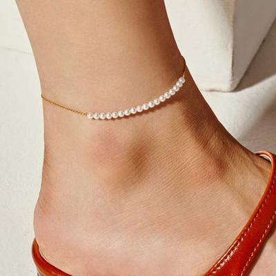 Liersi Dominique Parels Enkelbandje
