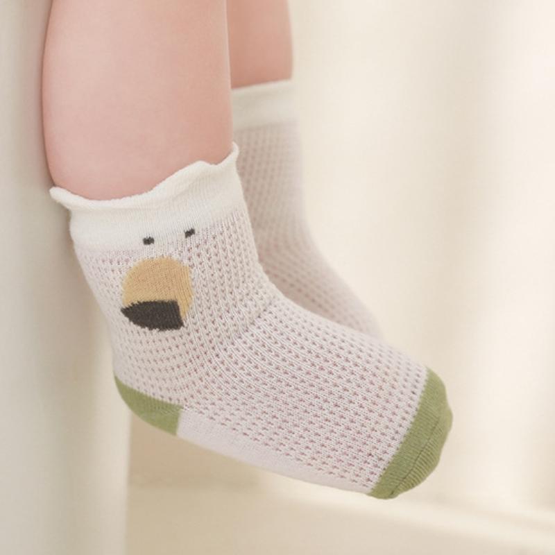 4Pairs/set Cotton Mesh Socks Kids Boys Socks Cartoon Baby Socks for Girls Fashion Soft Beauty Toddler Children's Sock Summer 0-5Years