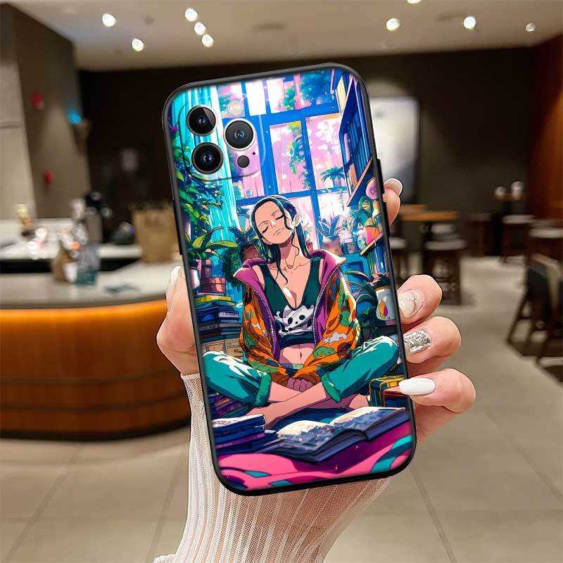 One Piece Nico Robin Phone Case for Samsung S20 S21 S21S S22 S23 S24 FE Ultra Plus Lite F06 F16 M06 M16 M56 A07 A17 A36 A37 A55 A57
