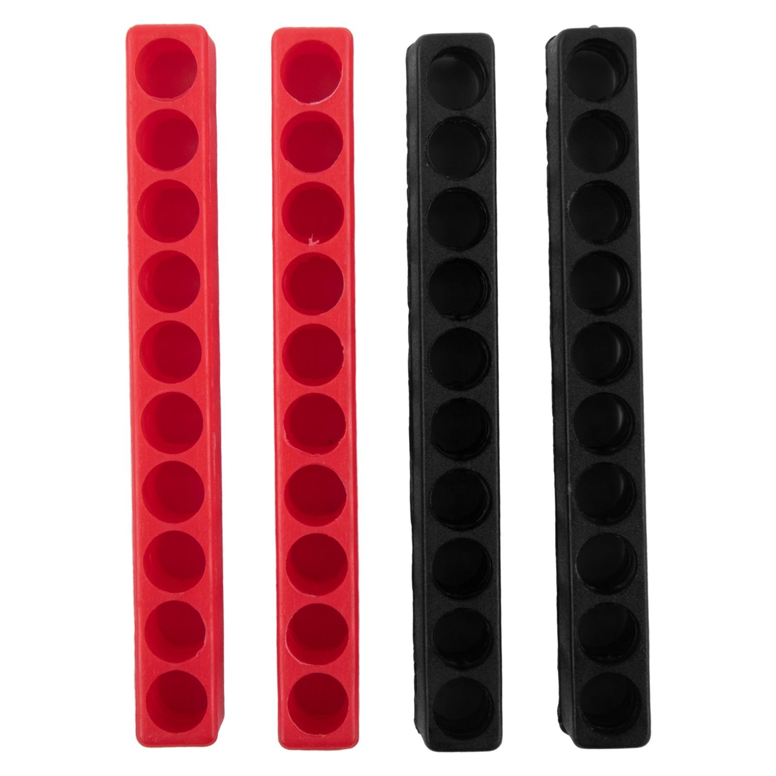 

4Pcs Bit Holder 10 Hole 1/4 Hex Shank Screwdriver Plastic Screwdriver Storage Screwdriver Bit Holder Screwdriver Storage Box