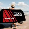 Sports Car HKS JDM Big Microfiber Beach Towels Quick Dry Towel Sand Beach Towels Pool Towel For Travel Swim Pool Yoga
