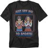 Just Say No To Sports Printed Comics Clothing Mens Loose ONeck TShirt Summer Fashion Casual Oversized Cotton TShirt Couple