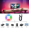 Tuya Bluetooth RGB 5050 LED Strip Light Remote App Control TV Led Backlight Flexible Ribbon Tape USB PC Gaming Room Decoration