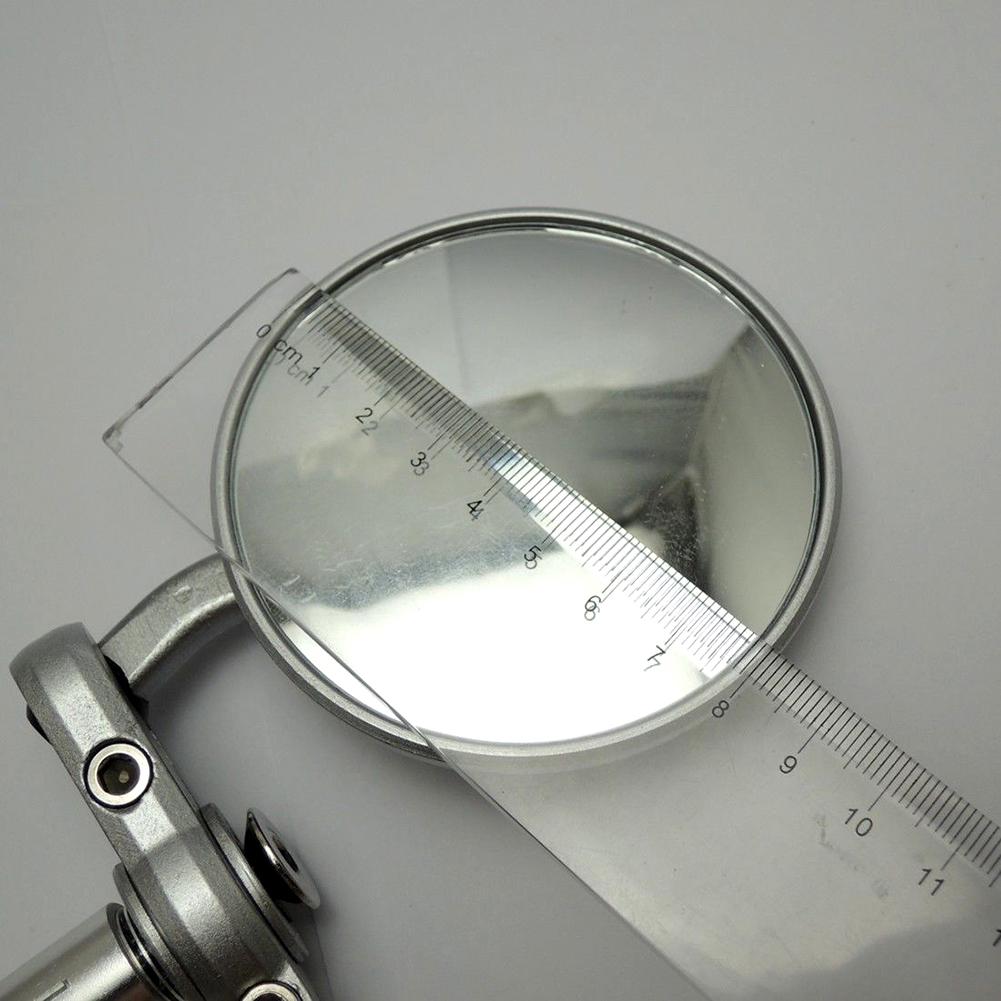 1 Pair 7/8inch Universal Round Handlebar End Motorcycle Rearview Side Mirror