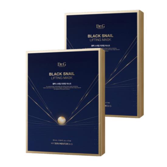 

Dr.G Black Snail Lifting Mask Firming & Anti-Aging Care 5 Sheets x 2 Packs