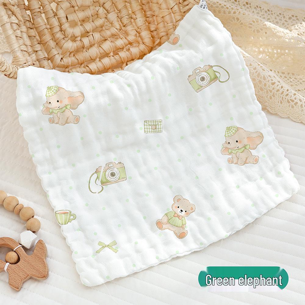 Summer Infant Face Wash & Bib: Six-Layer Gauze Baby Towel