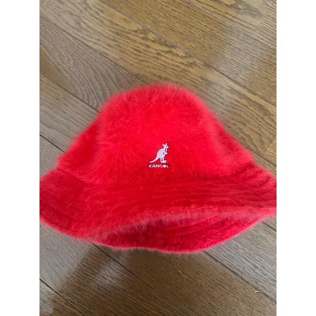 Used KANGOL bucket hat red size M