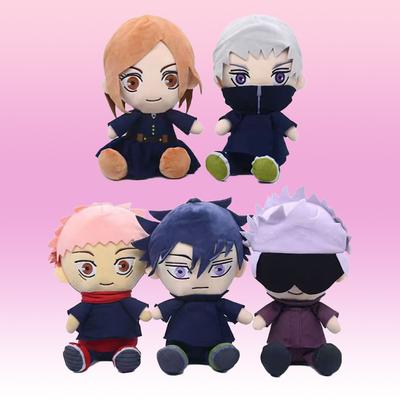 Jujutsu Kaisen Plüsch Satoru Gojo Fushiguro Megumi Itadori Yuji Inumaki Toge Anime Figur Stofftier Kawaii Puppe Kinderspielzeug Geschenk