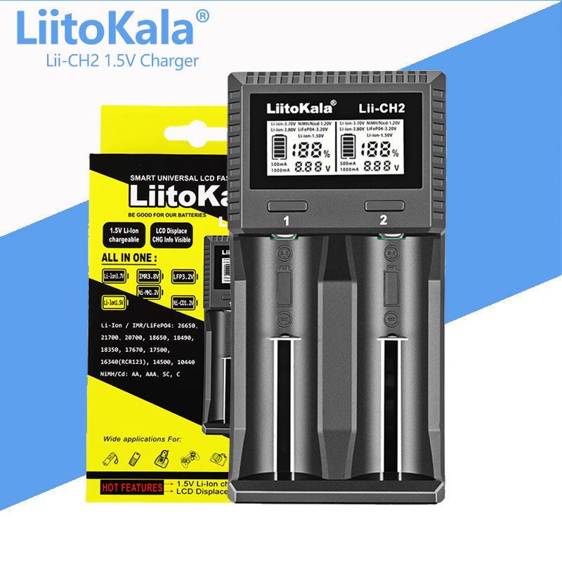 

Litokala Lii-CH2 2024 Smart Charger: 1.5V/1.2V/3.2V