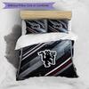 Set Lenzuola Stampato Manchester United 3 Pezzi Morbido Delicato sulla Pelle Lavabile Copripiumino e Federe Set Tutte le Stagioni Camera da Letto