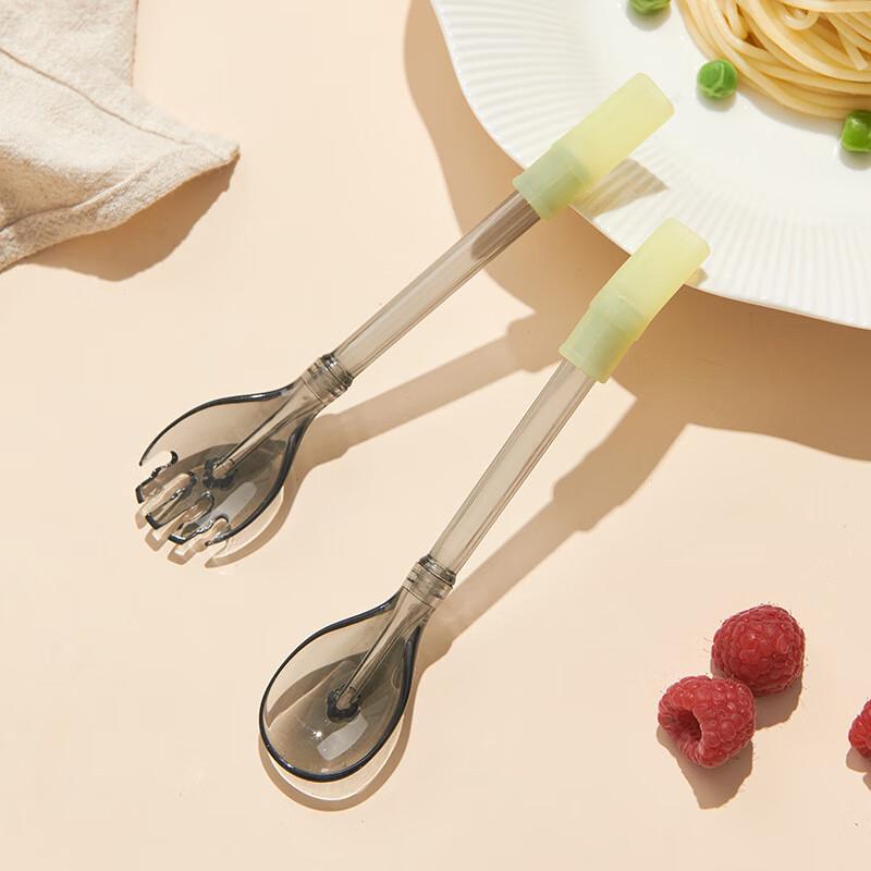 

OJW Baby Self-Feeding Training Spoon & Fork Set