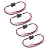 4Pcs Turn Singal LED Motorcycle Mini Indicator Blinker Load Resistors 8Ohm Resistance 12V 25W
