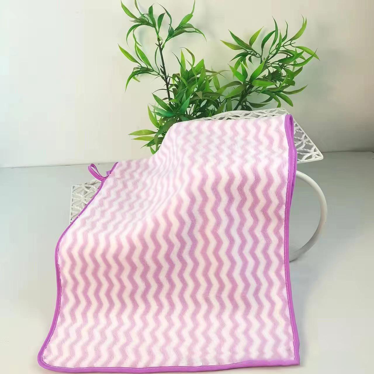 

Полотенце из кораллового флиса, мягкое полотенце для умывания лица с эффектом ряби на воде, полотенце для сухих волос, полотенце для лица 35*75CM фиолетовый