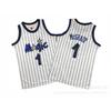 Maglia da Basket Retrò Orlando Magic Hardaway 1 ONeal 32 McGrady Unisex Manica Corta Cotone Scollo a V Autunno
