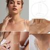 Chic Double Strand Choker Set Imitation Pearls Accents Alloy Clavicle Chain Jewelry For Daily Use