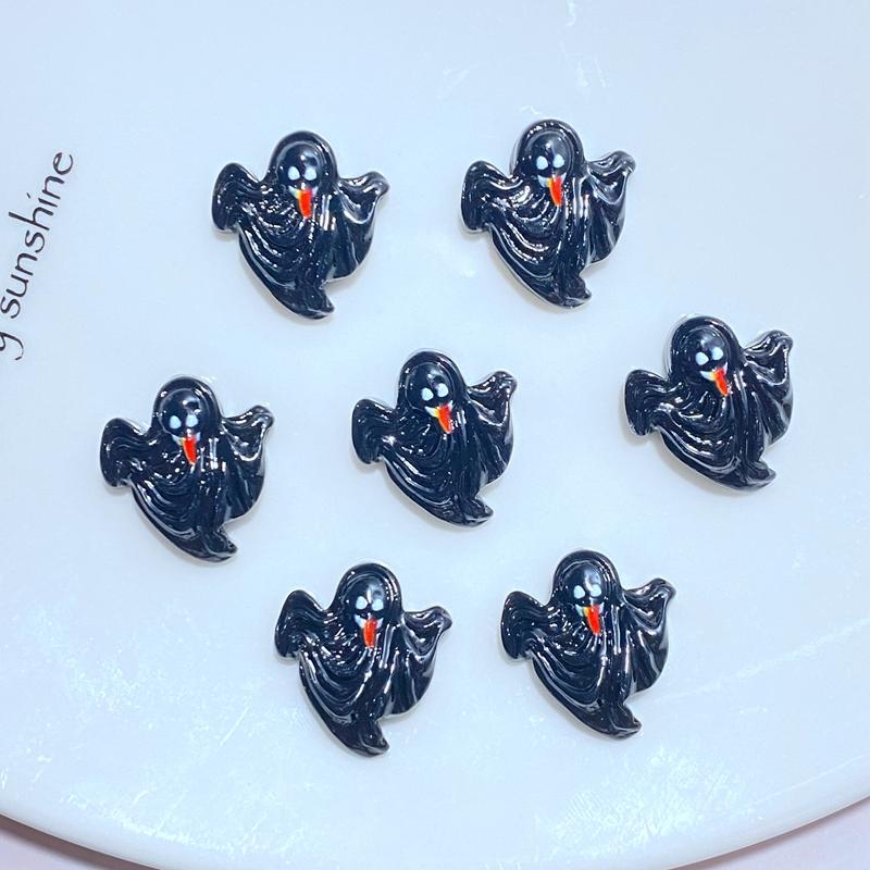 20Pcs New Mini Cute Cartoon Halloween Series Flat Back Resin Cabochons Scrapbooking DIY Jewelry Craft Decoration Accessorie