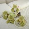 Kawaii grüner Frosch Kuscheltier Plüschtier Cartoon Plüschfigur Für Jungen Mädchen Geburtstagsparty Mode Dekoration Tägliche Verzierung